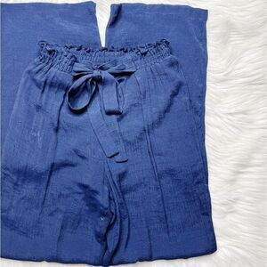 By & By Light Weight Boho Pants Dark Blue Size Small